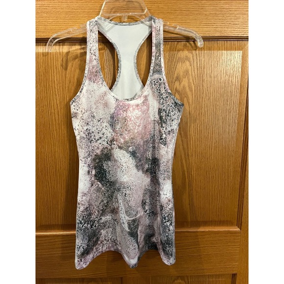 lululemon athletica Tops - Lululemon Cool Racerback Tank Top Sugar Crush Multicolor Size 4